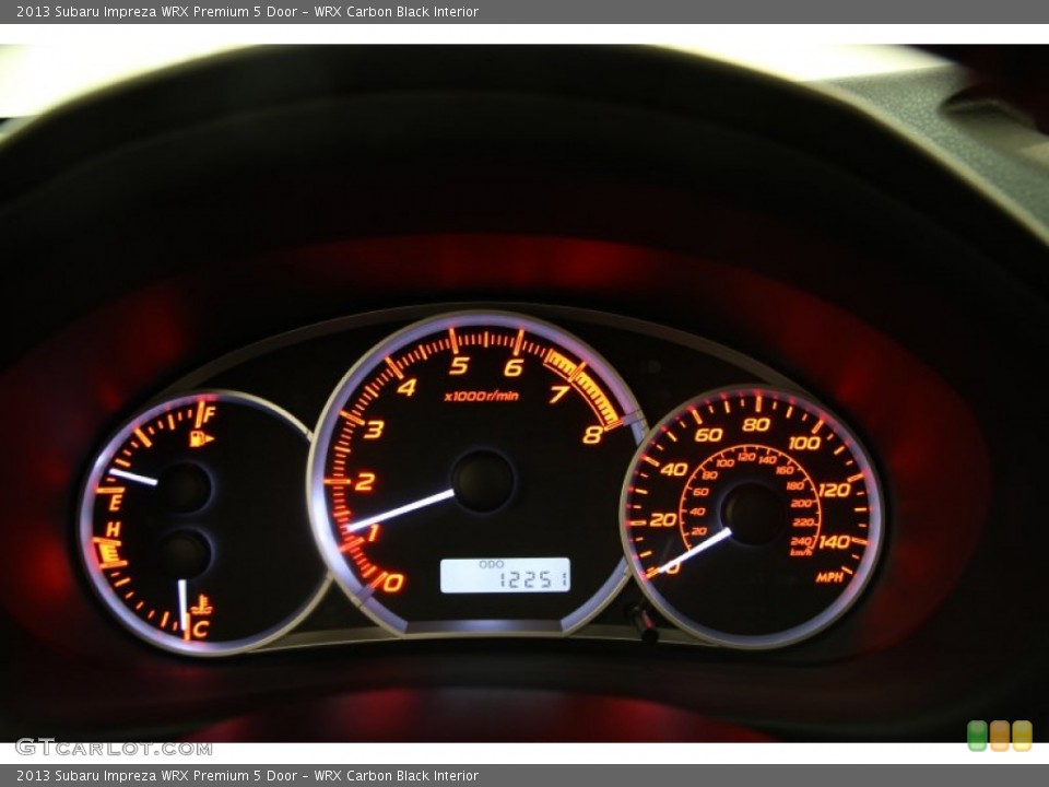 WRX Carbon Black Interior Gauges for the 2013 Subaru Impreza WRX Premium 5 Door #96914320