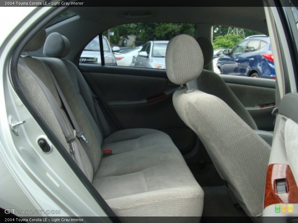 Light Gray Interior Rear Seat for the 2004 Toyota Corolla LE #96919477