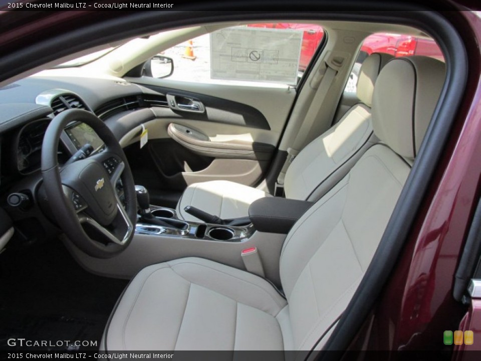 Cocoa/Light Neutral Interior Front Seat for the 2015 Chevrolet Malibu LTZ #96932113