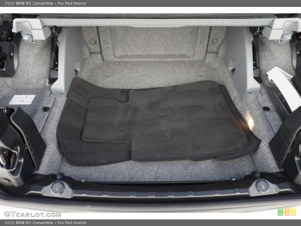 Fox Red Interior Trunk for the 2013 BMW M3 Convertible #96932941