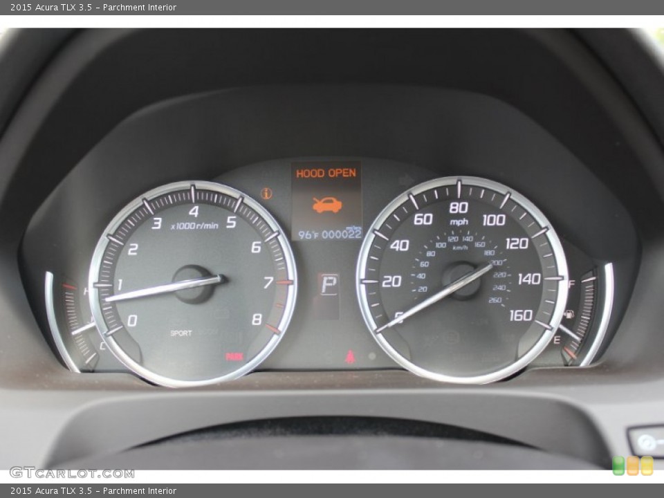 Parchment Interior Gauges for the 2015 Acura TLX 3.5 #96940720