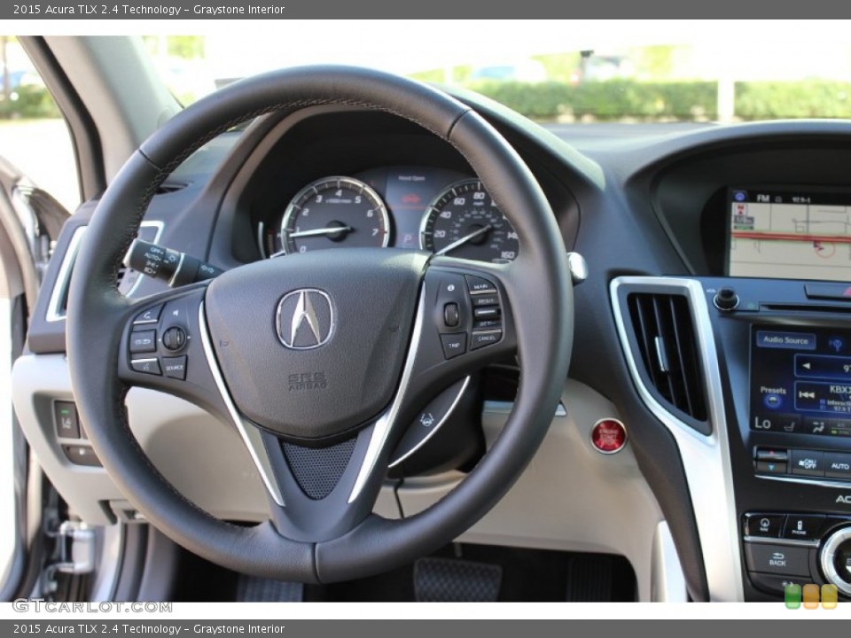 Graystone Interior Steering Wheel for the 2015 Acura TLX 2.4 Technology #96942817