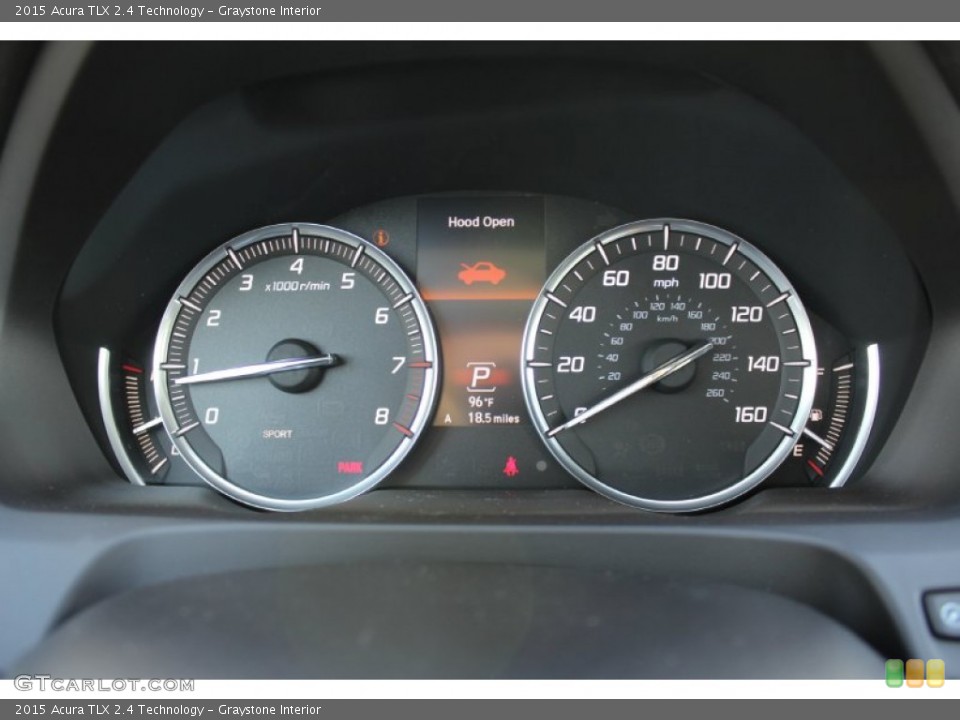 Graystone Interior Gauges for the 2015 Acura TLX 2.4 Technology #96942853