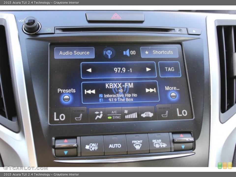 Graystone Interior Controls for the 2015 Acura TLX 2.4 Technology #96942877