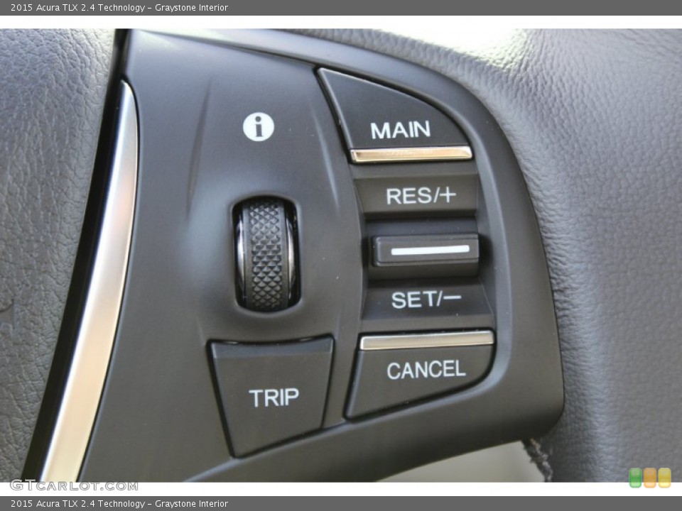 Graystone Interior Controls for the 2015 Acura TLX 2.4 Technology #96942925