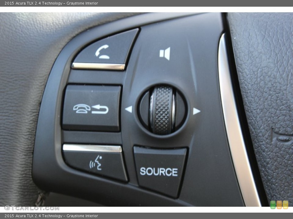 Graystone Interior Controls for the 2015 Acura TLX 2.4 Technology #96942937