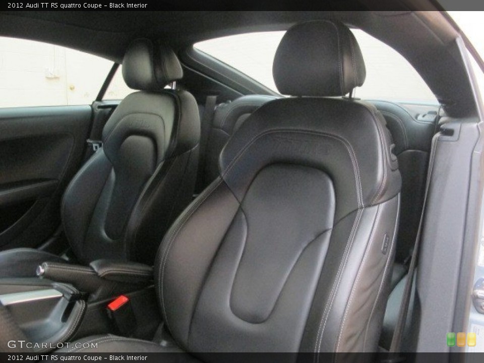 Black Interior Front Seat for the 2012 Audi TT RS quattro Coupe #96947563