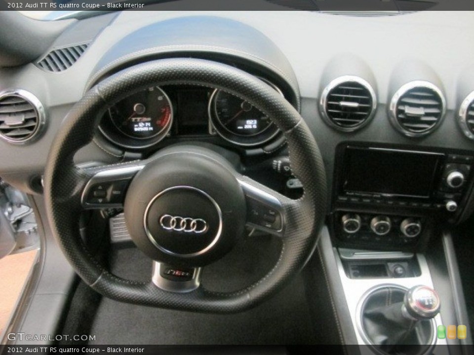 Black Interior Dashboard for the 2012 Audi TT RS quattro Coupe #96947628