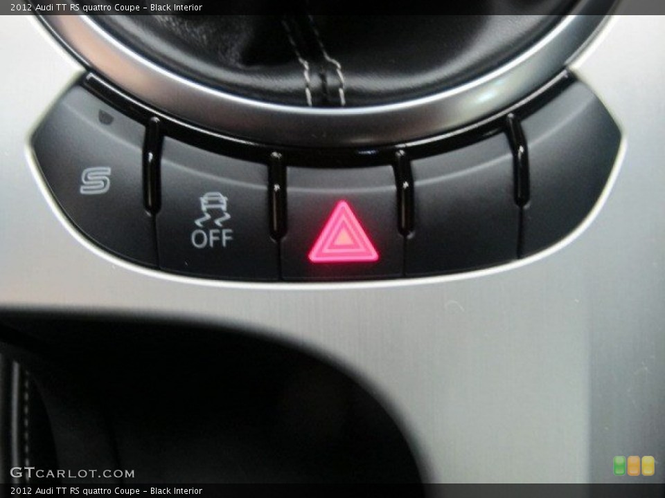 Black Interior Controls for the 2012 Audi TT RS quattro Coupe #96947746