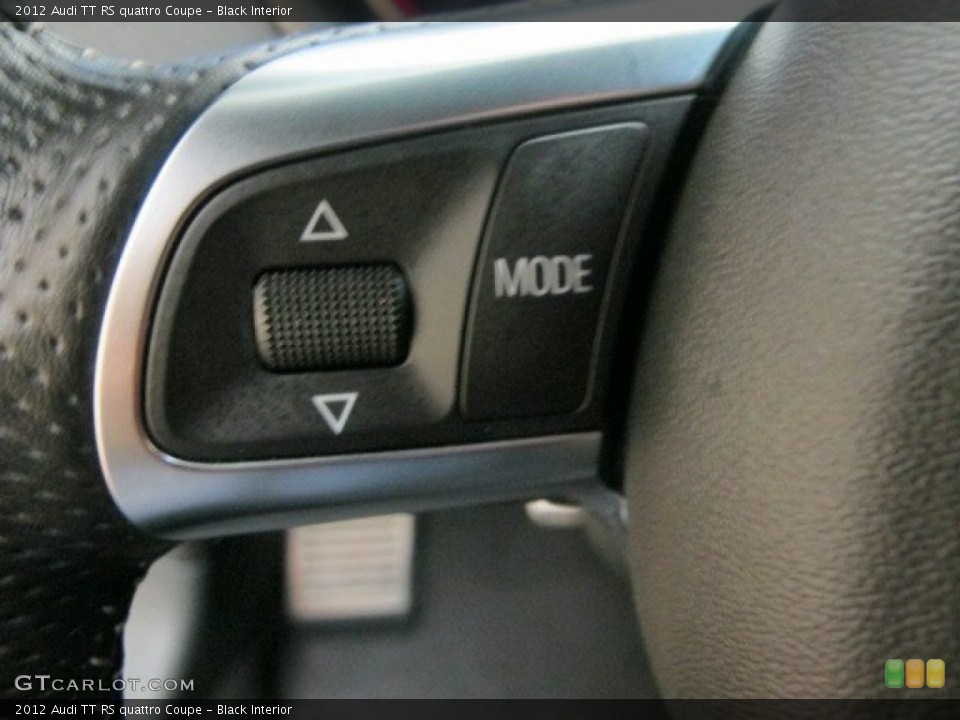 Black Interior Controls for the 2012 Audi TT RS quattro Coupe #96947782
