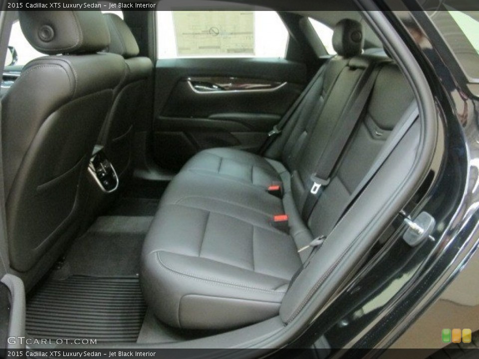Jet Black Interior Rear Seat for the 2015 Cadillac XTS Luxury Sedan #96948505
