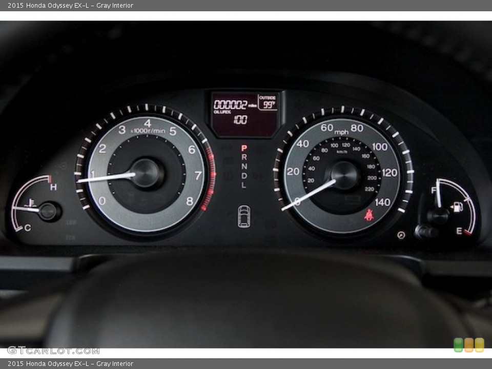 Gray Interior Gauges for the 2015 Honda Odyssey EX-L #96950263