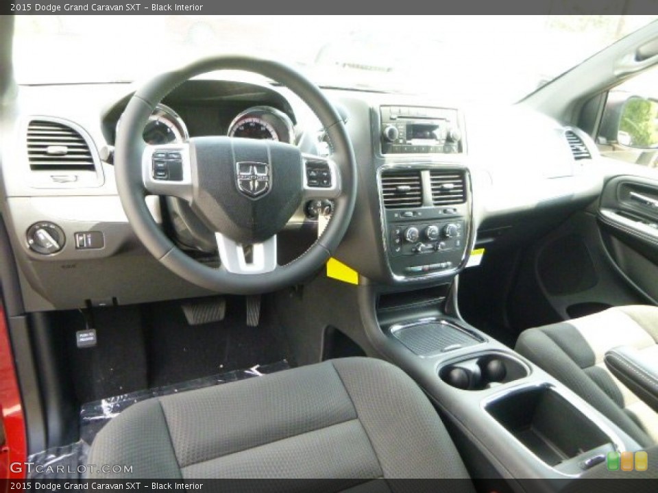 Black Interior Prime Interior for the 2015 Dodge Grand Caravan SXT #96952029