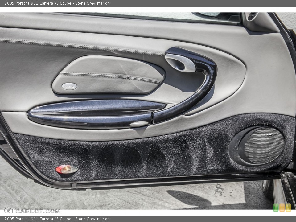 Stone Grey Interior Door Panel for the 2005 Porsche 911 Carrera 4S Coupe #96958158