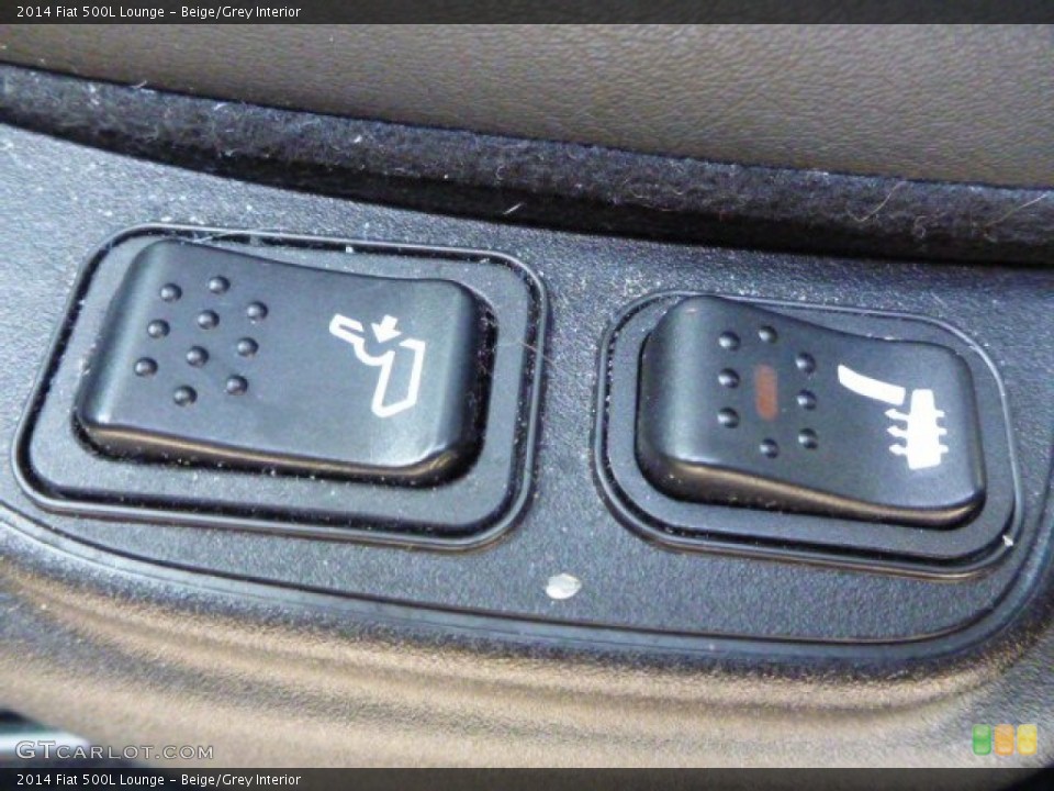 Beige/Grey Interior Controls for the 2014 Fiat 500L Lounge #96959499