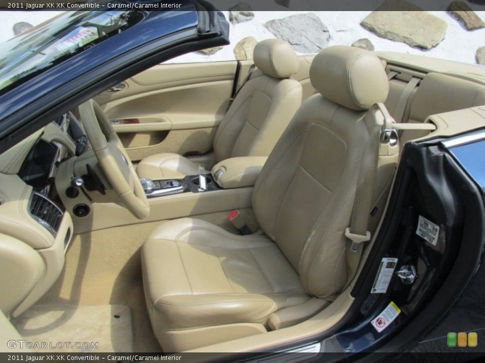 Caramel/Caramel Interior Front Seat for the 2011 Jaguar XK XK Convertible #96960012