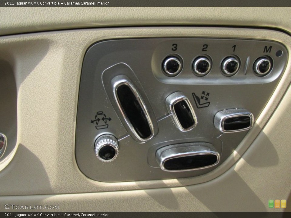 Caramel/Caramel Interior Controls for the 2011 Jaguar XK XK Convertible #96960111