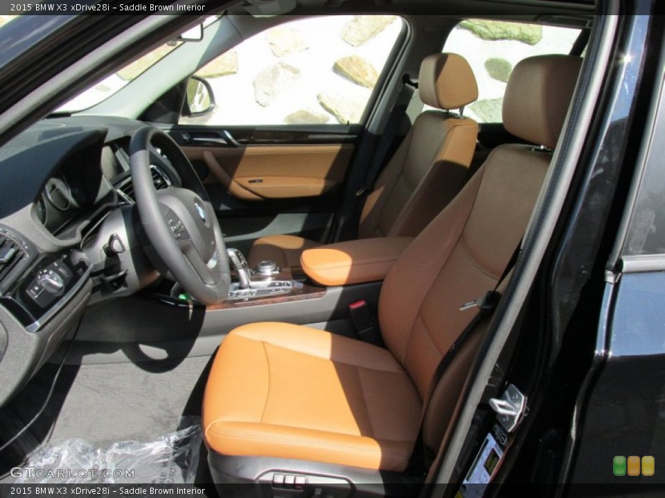 Saddle Brown Interior Photo for the 2015 BMW X3 xDrive28i #96961068