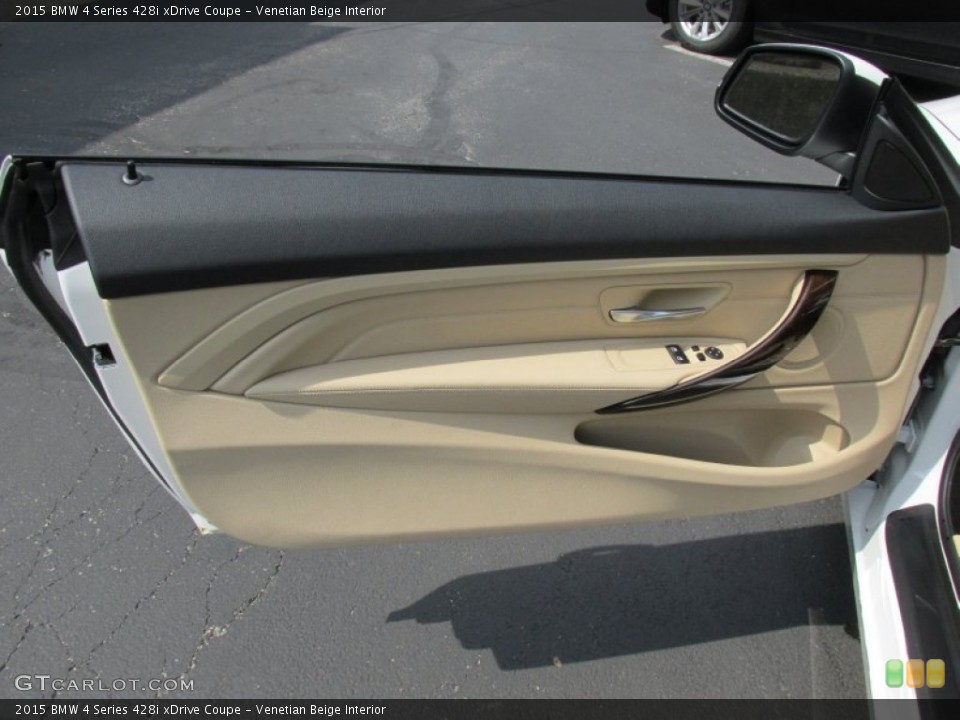 Venetian Beige Interior Door Panel for the 2015 BMW 4 Series 428i xDrive Coupe #96962070