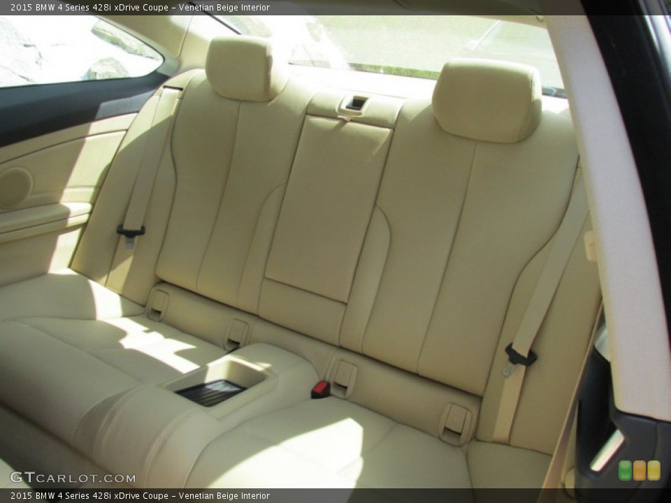 Venetian Beige Interior Rear Seat for the 2015 BMW 4 Series 428i xDrive Coupe #96962141