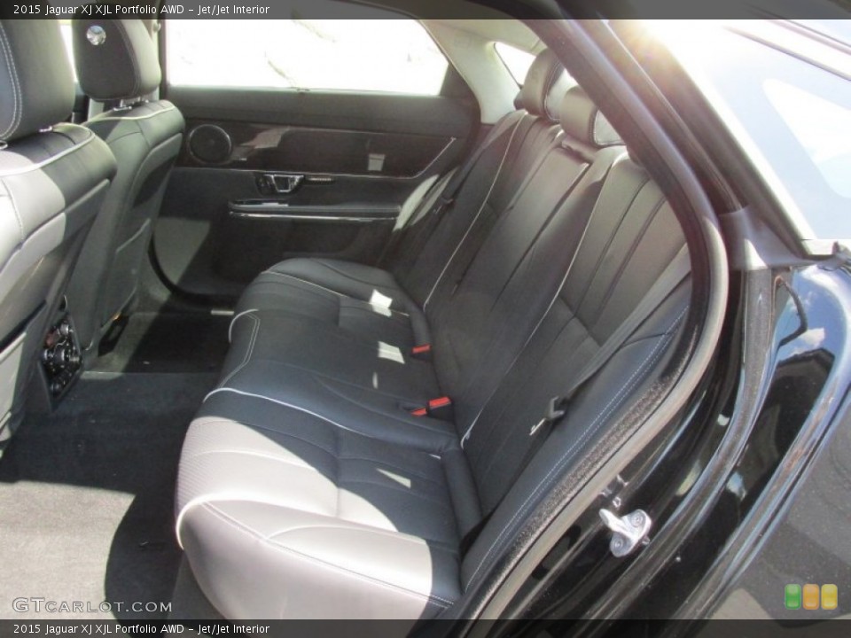 Jet/Jet Interior Rear Seat for the 2015 Jaguar XJ XJL Portfolio AWD #96962599