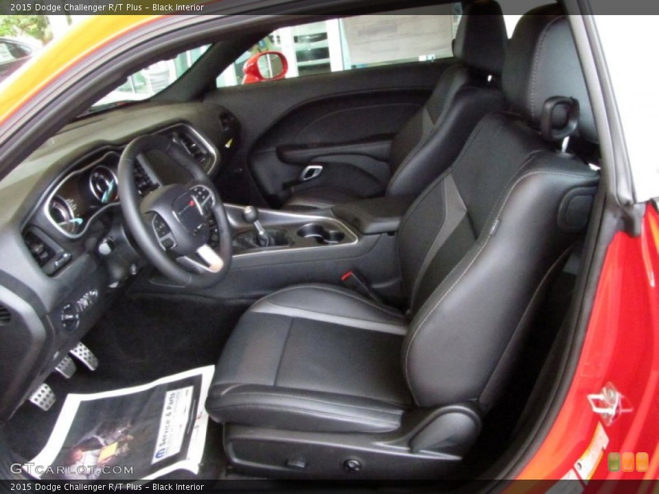 Black Interior Front Seat for the 2015 Dodge Challenger R/T Plus #96971637