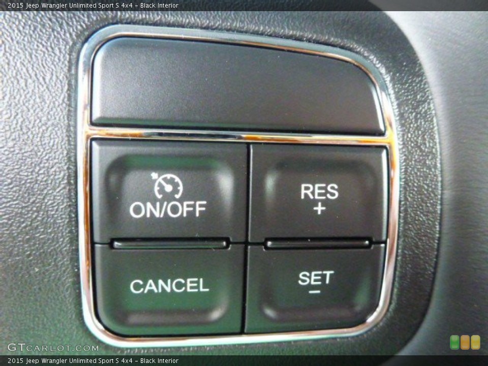 Black Interior Controls for the 2015 Jeep Wrangler Unlimited Sport S 4x4 #96974061