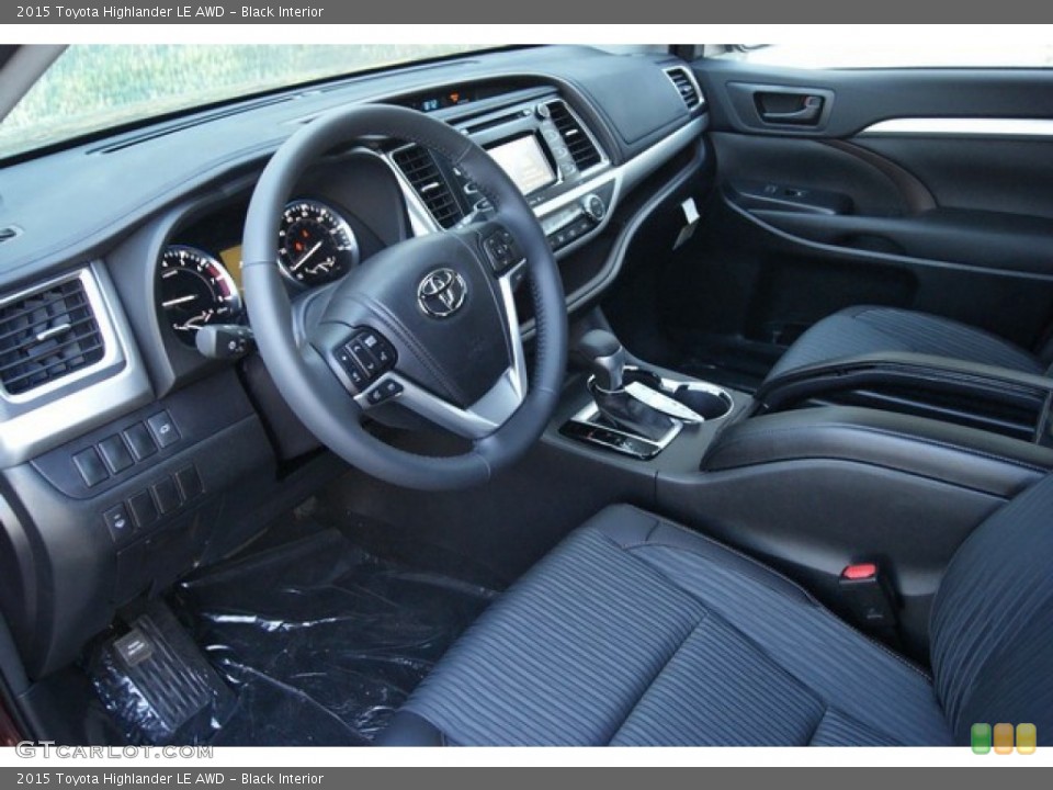 Black Interior Photo for the 2015 Toyota Highlander LE AWD #96977121