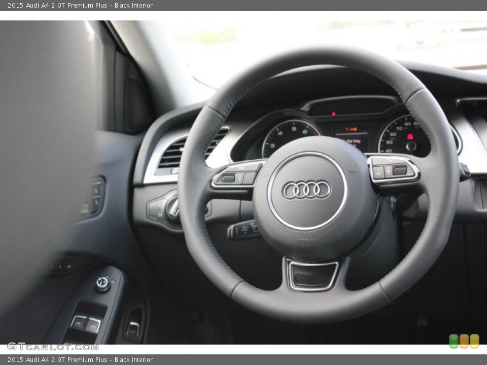 Black Interior Steering Wheel for the 2015 Audi A4 2.0T Premium Plus #96977601