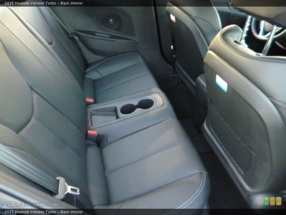 Black Interior Rear Seat for the 2015 Hyundai Veloster Turbo #96981855
