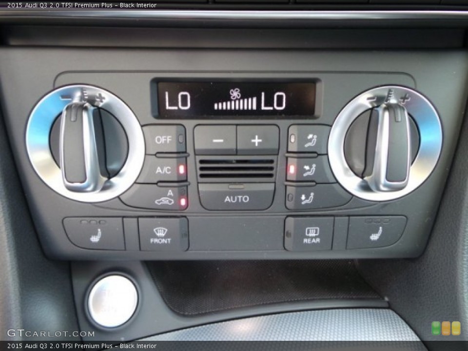 Black Interior Controls for the 2015 Audi Q3 2.0 TFSI Premium Plus #96986730
