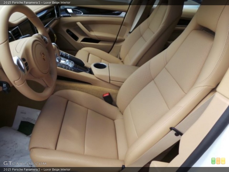 Luxor Beige Interior Front Seat for the 2015 Porsche Panamera S #96989397