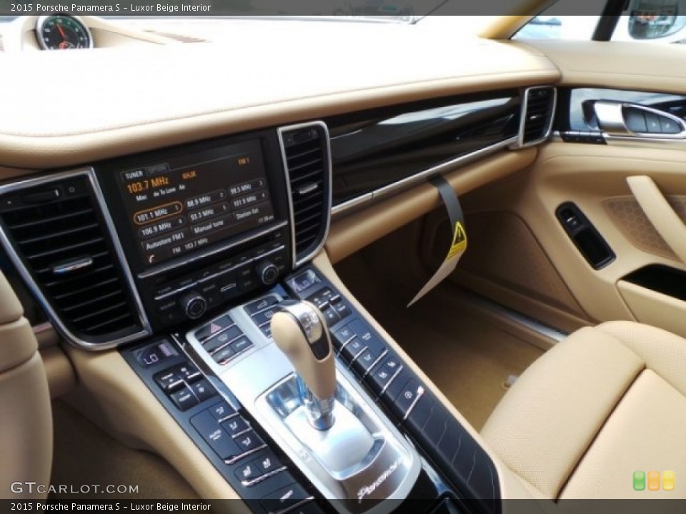 Luxor Beige Interior Controls for the 2015 Porsche Panamera S #96989421