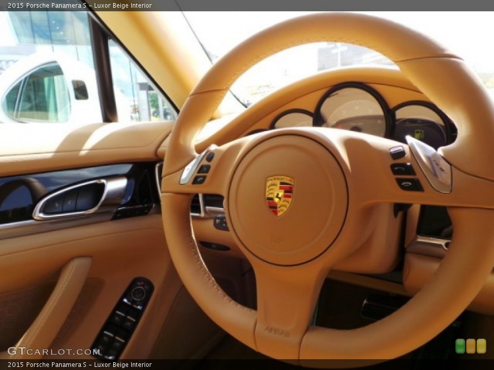 Luxor Beige Interior Steering Wheel for the 2015 Porsche Panamera S #96989568