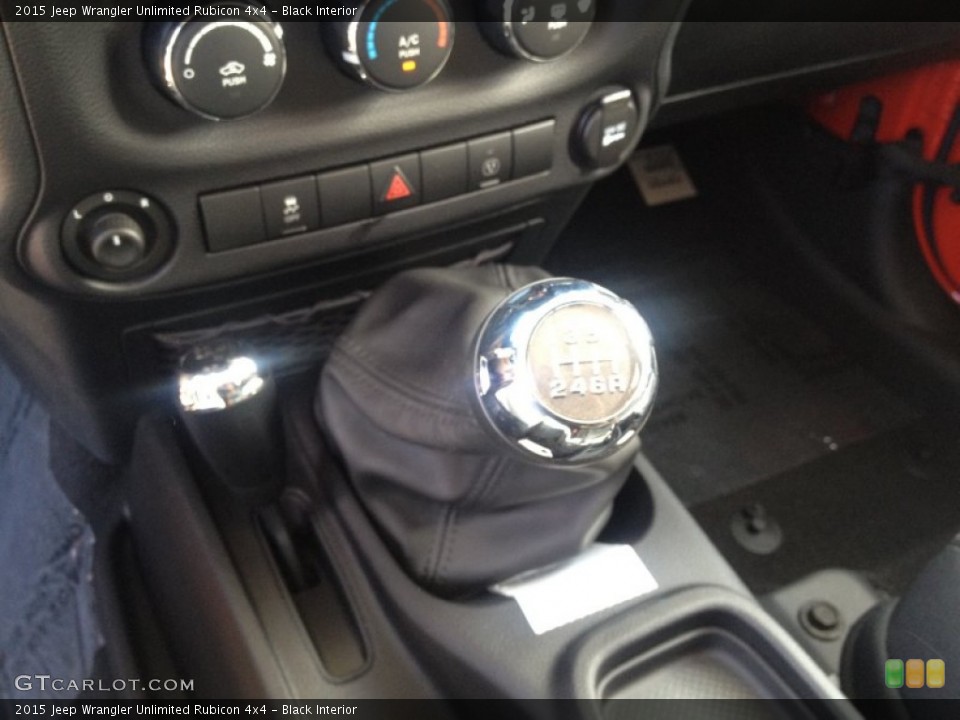 Black Interior Transmission for the 2015 Jeep Wrangler Unlimited Rubicon 4x4 #97002699