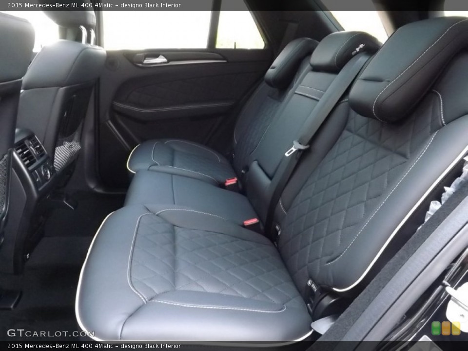 designo Black Interior Rear Seat for the 2015 Mercedes-Benz ML 400 4Matic #97004604
