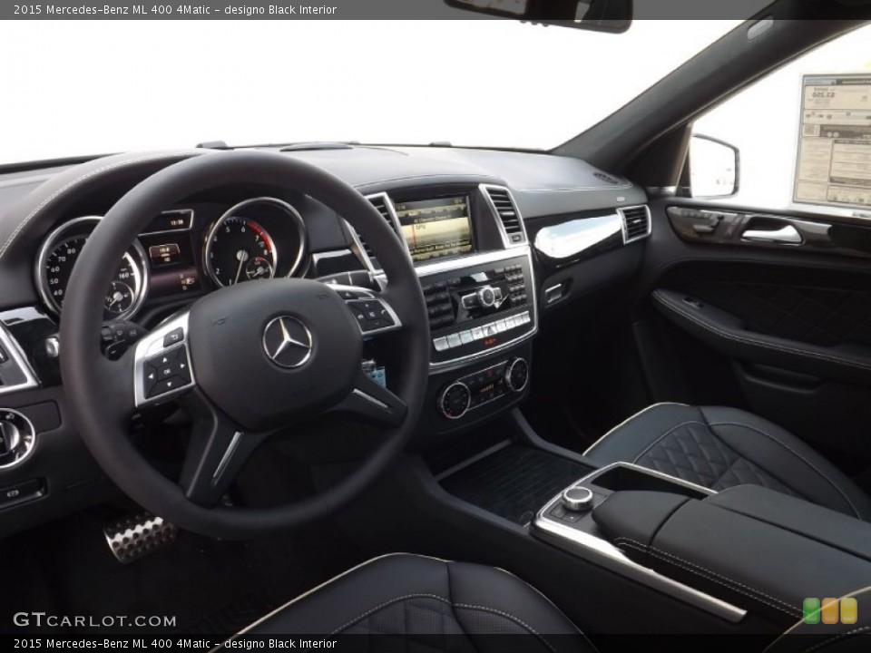 designo Black Interior Dashboard for the 2015 Mercedes-Benz ML 400 4Matic #97004709