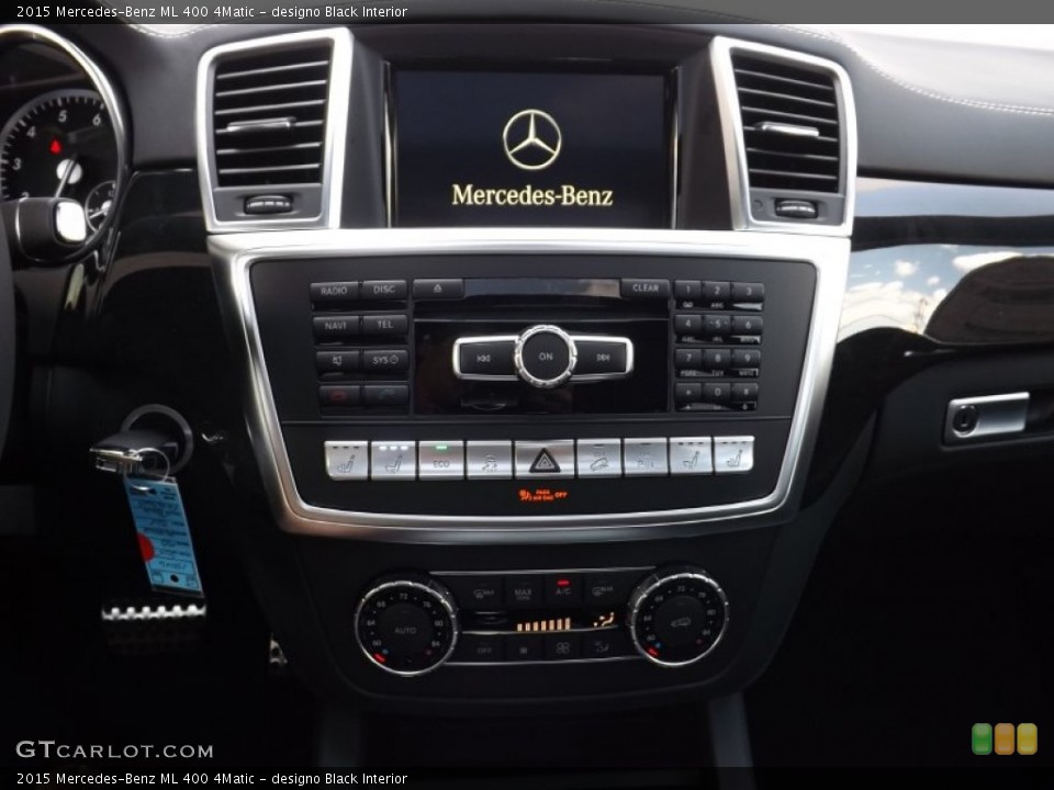 designo Black Interior Controls for the 2015 Mercedes-Benz ML 400 4Matic #97004742