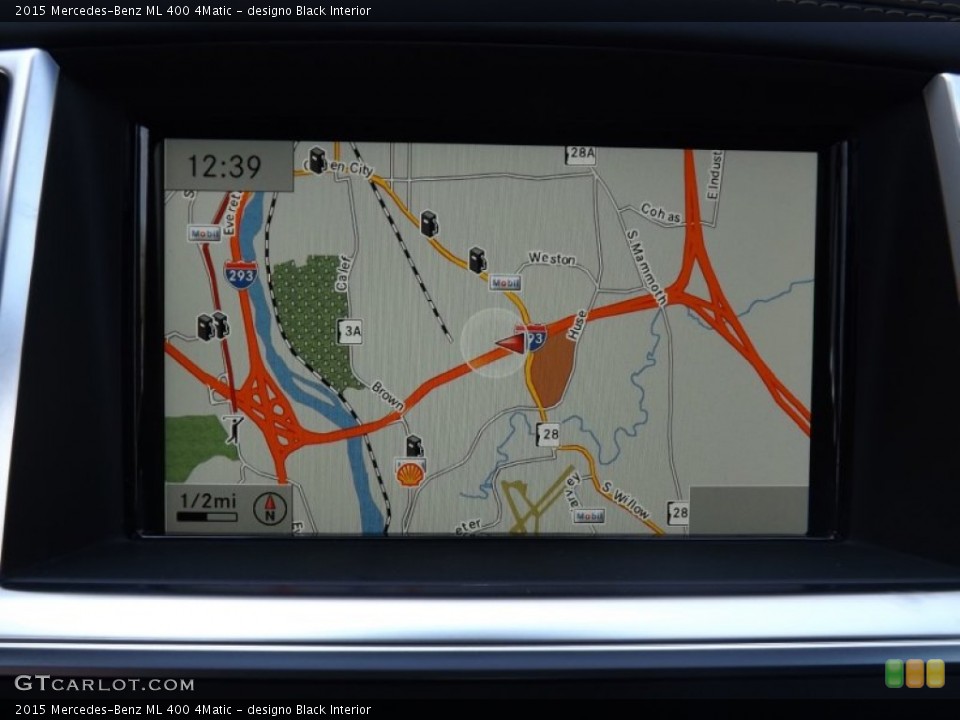 designo Black Interior Navigation for the 2015 Mercedes-Benz ML 400 4Matic #97004763