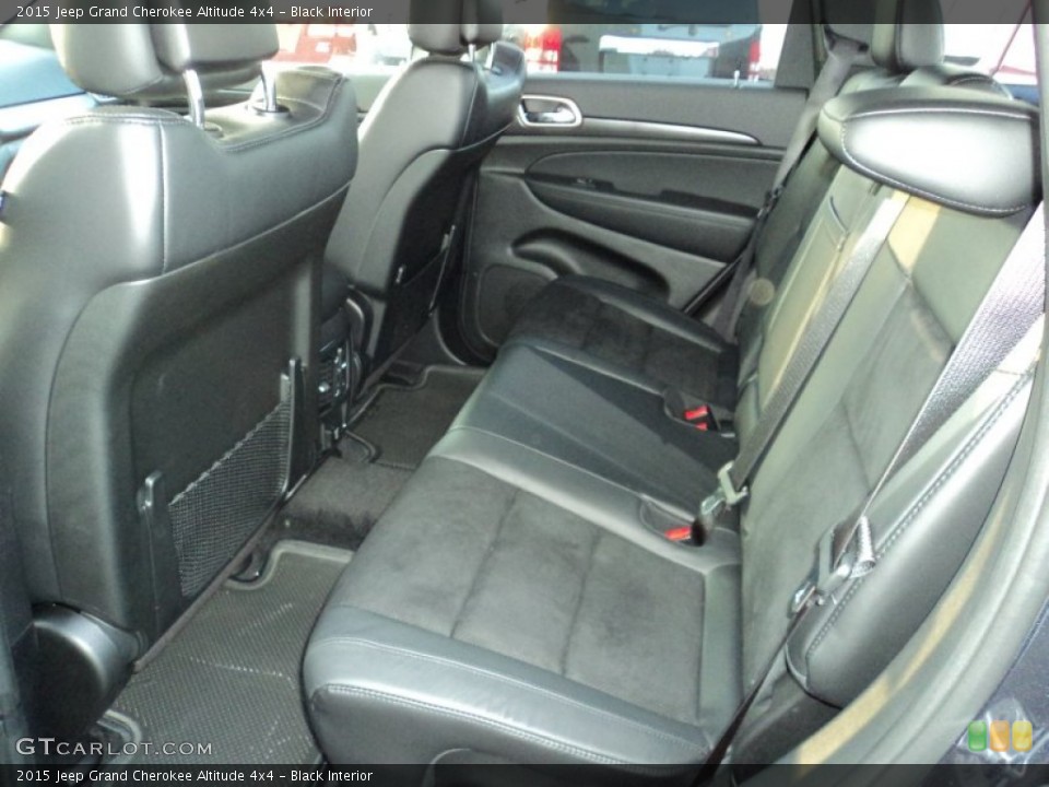 Black Interior Rear Seat for the 2015 Jeep Grand Cherokee Altitude 4x4 #97005544