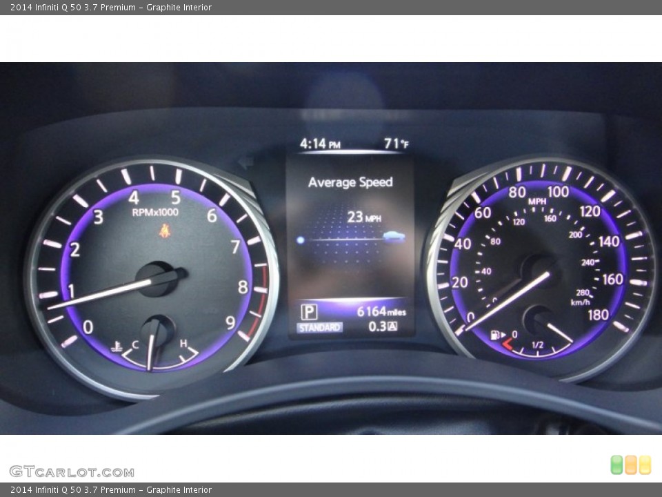 Graphite Interior Gauges for the 2014 Infiniti Q 50 3.7 Premium #97006287