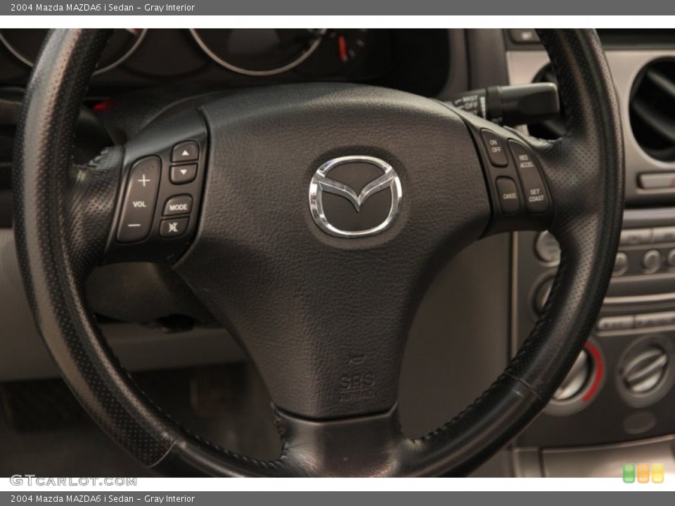 Gray Interior Steering Wheel for the 2004 Mazda MAZDA6 i Sedan #97010751