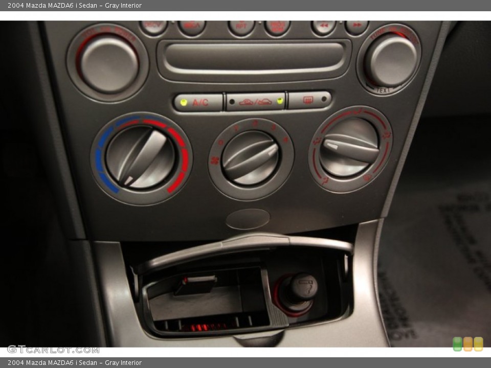 Gray Interior Controls for the 2004 Mazda MAZDA6 i Sedan #97010844
