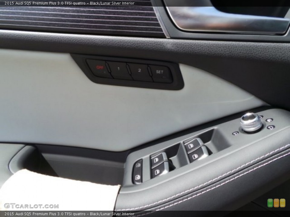 Black/Lunar Silver Interior Controls for the 2015 Audi SQ5 Premium Plus 3.0 TFSI quattro #97020096