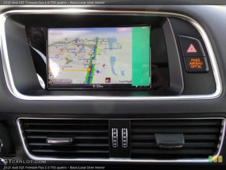 Black/Lunar Silver Interior Navigation for the 2015 Audi SQ5 Premium Plus 3.0 TFSI quattro #97020303
