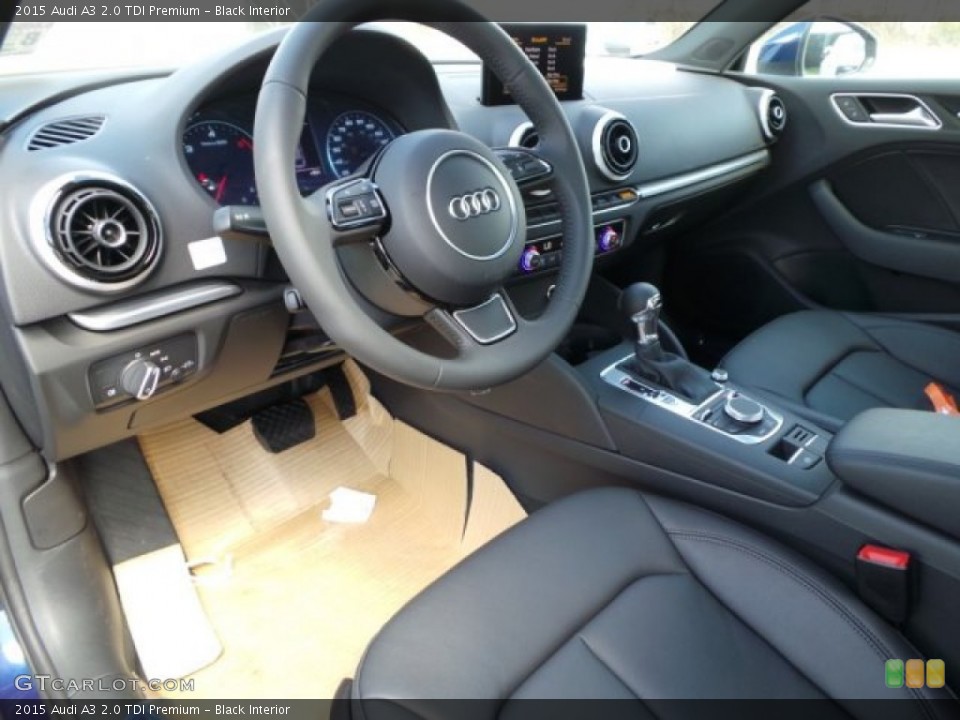 Black Interior Photo for the 2015 Audi A3 2.0 TDI Premium #97021011