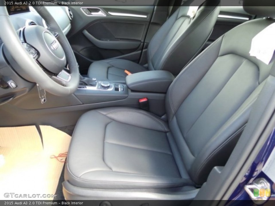 Black Interior Front Seat for the 2015 Audi A3 2.0 TDI Premium #97021035