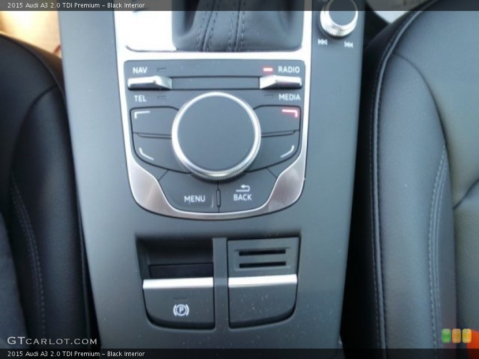 Black Interior Controls for the 2015 Audi A3 2.0 TDI Premium #97021212