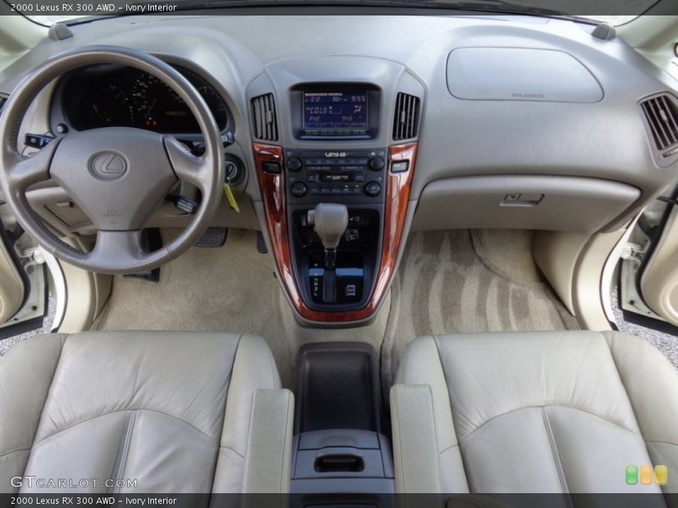 Ivory Interior Dashboard for the 2000 Lexus RX 300 AWD #97022051