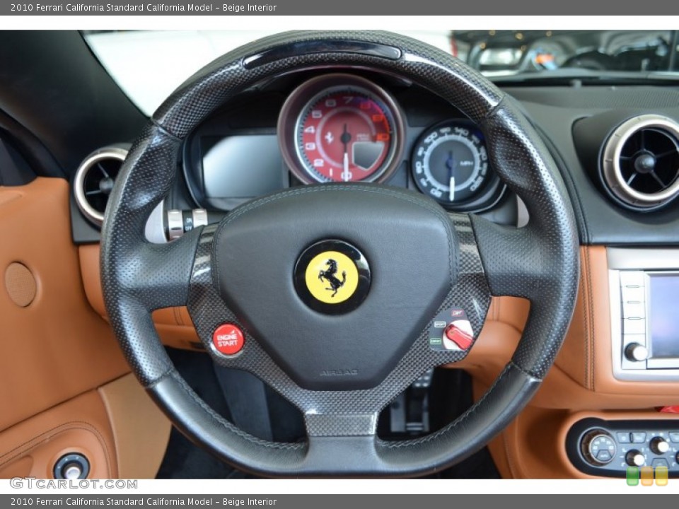 Beige Interior Steering Wheel for the 2010 Ferrari California  #97028853